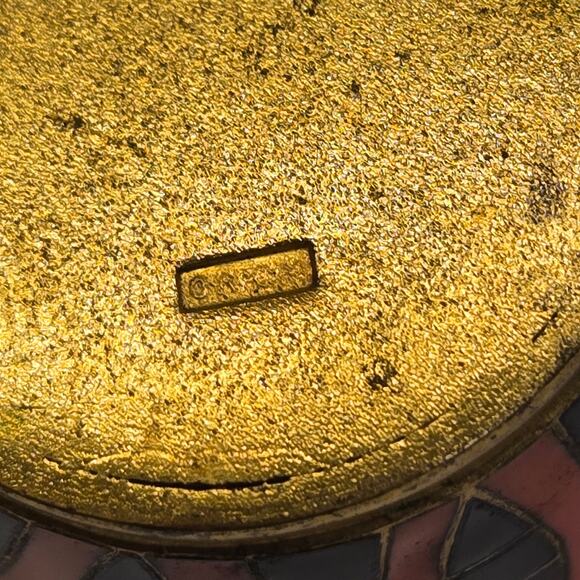 Set of 2 Vintage Russian Cloisonne Enamel Vodka Shot Glasses, Hallmarked - Picture 8 of 8